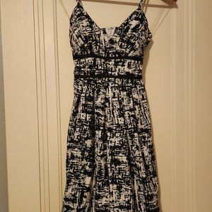 Maurices black and white dress